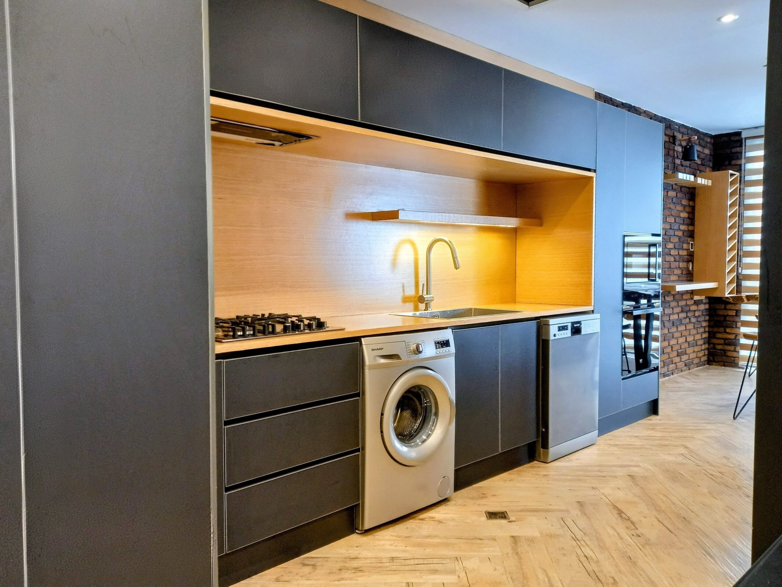 kitchen cabinetry with benchtop in Wollongong