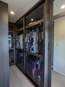 Sliding door wardrobe in Wollongong by Mojo Craftsman