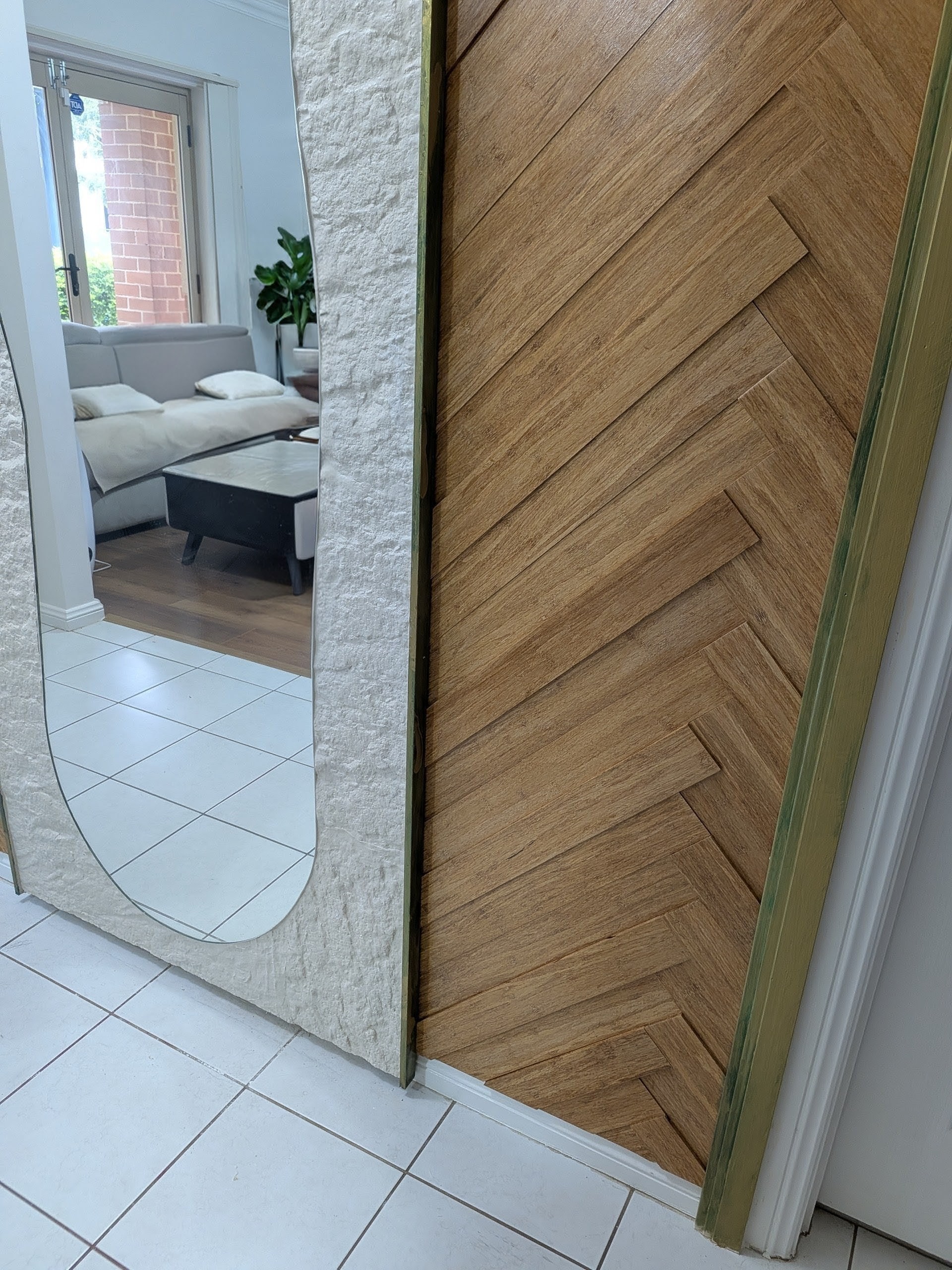 Custom Bamboo Timber Feature Wall for Modern Interiors – Wood Wall Panel Design Wollongong NSW