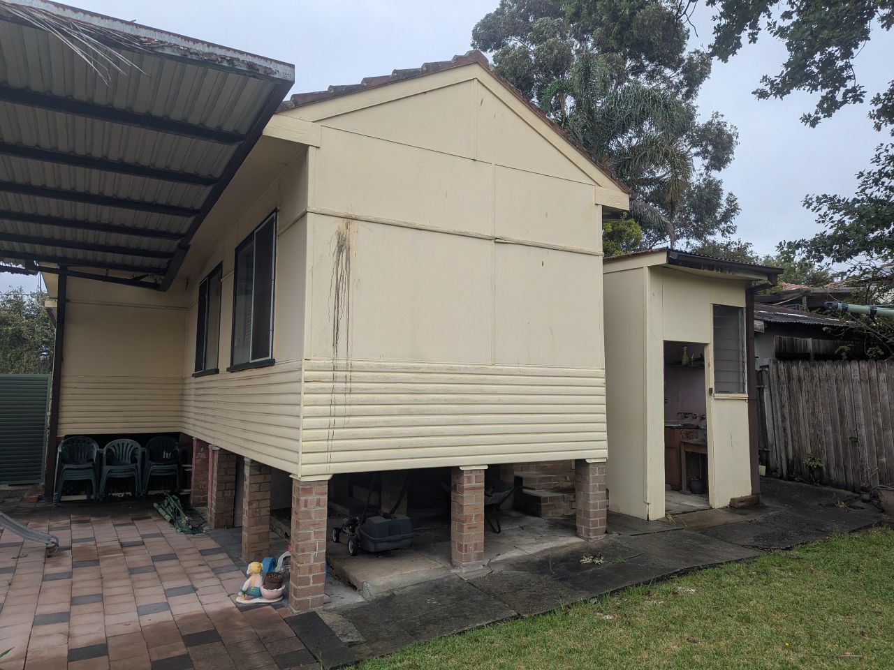Residential wall cladding installation in Wollongong