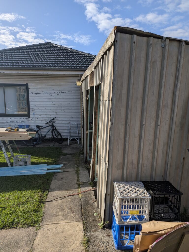 Complete exterior transformation of an older home with vinyl cladding in Wollongong