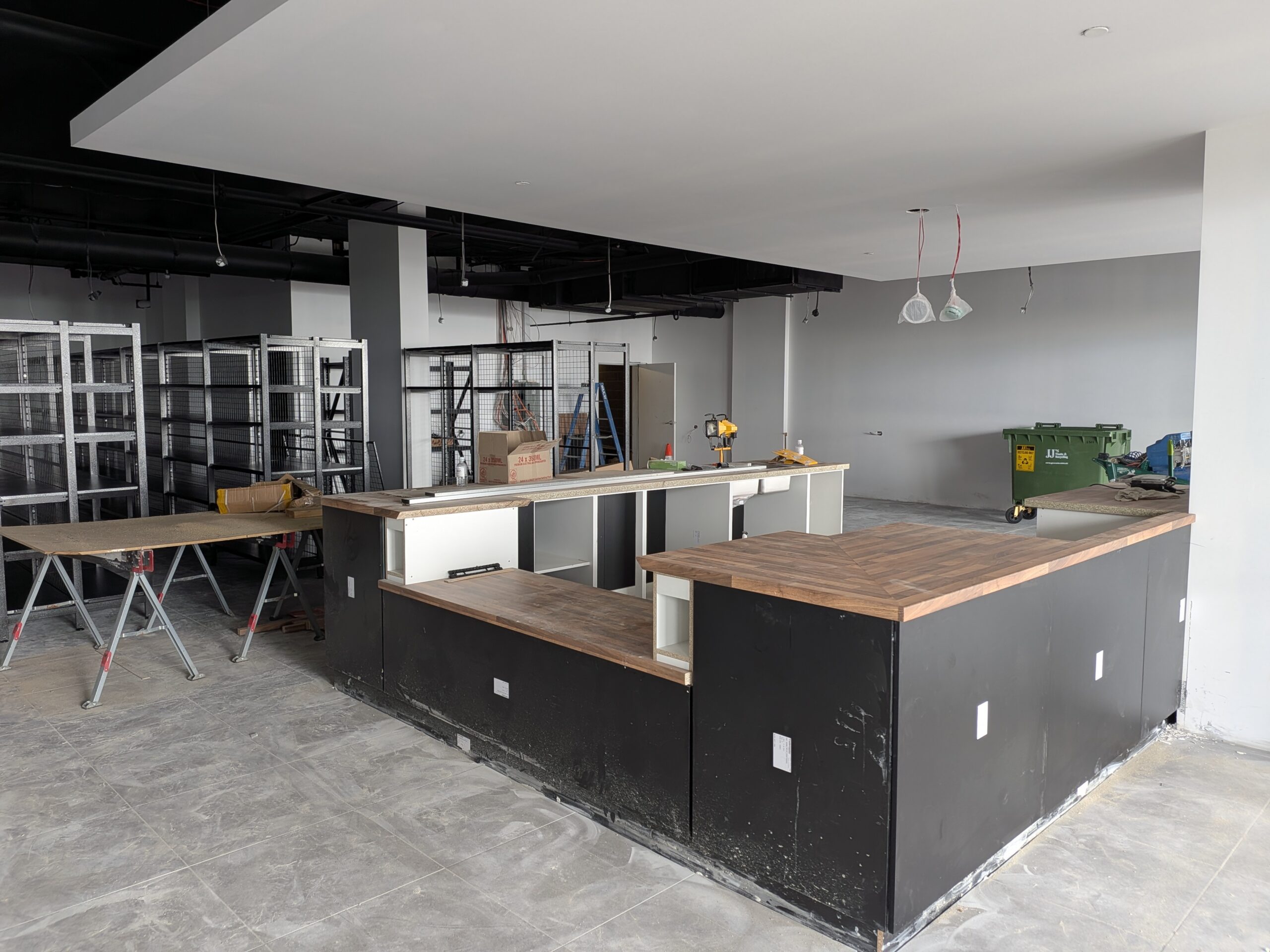 Commercial plastering, painting and interior finishing for a retail fit-out in Albion Park.
